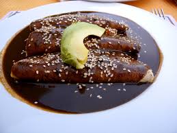 enchiladas con mole