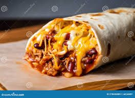 chili con carne burrito